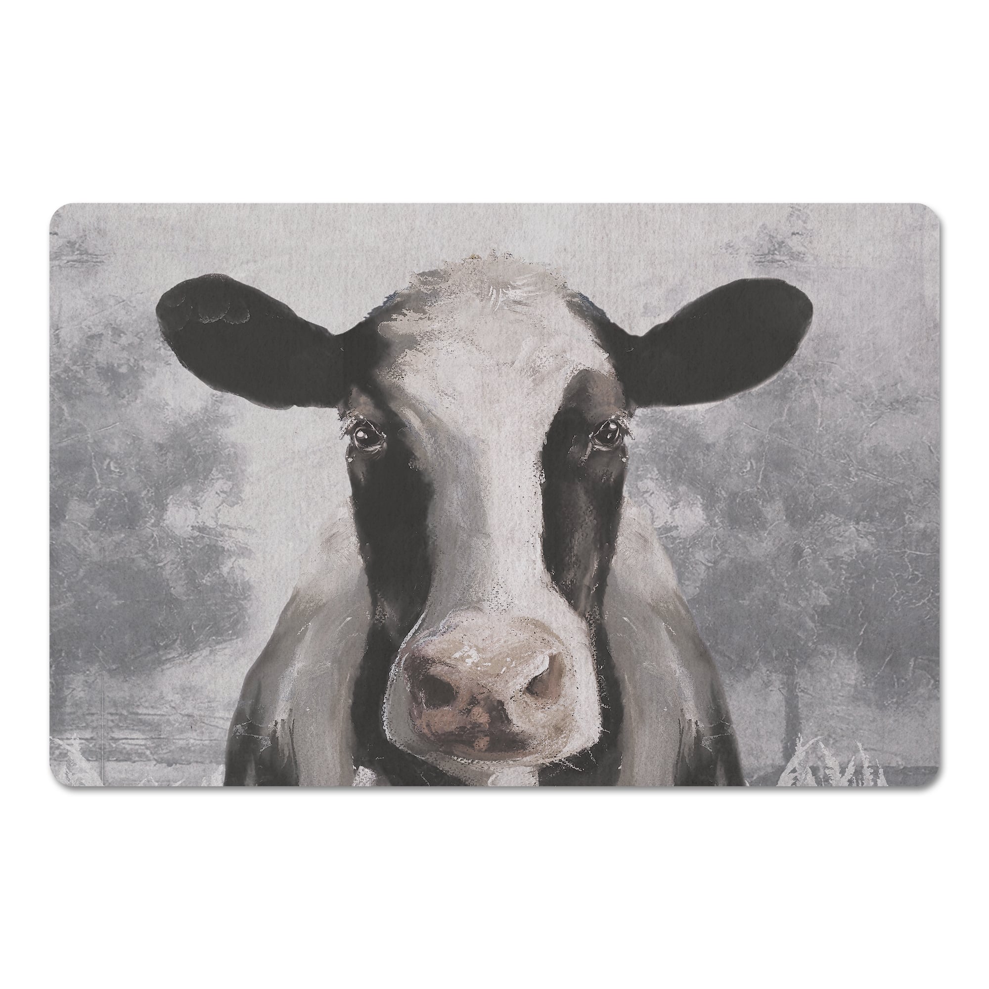 Sophisticated Cow 18" x 27" Floor Mat